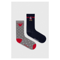 Dětské ponožky zippy x Disney 2-pack tmavomodrá barva