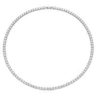 OLIVIE Stříbrný tenisový 50cm/4mm náhrdelník 7290