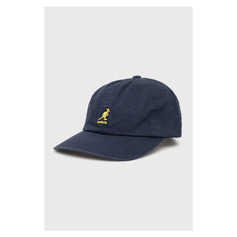 Čepice Kangol tmavomodrá barva, s aplikací, K5165HT.NV411-NV411