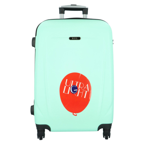 Cestovní kufr Traveler světle zelený RGL