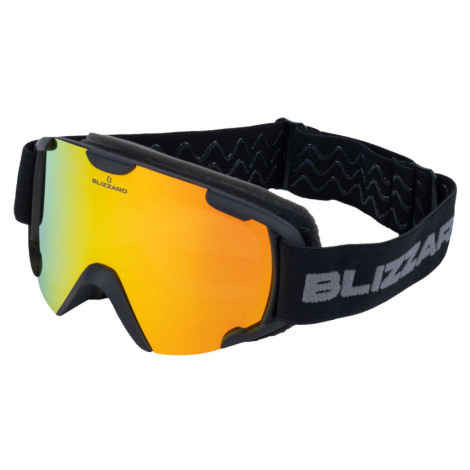 BLIZZARD-Ski Gog. 938 MDAVZO, black matt, smoke2, orange revo Černá