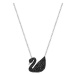Swarovski Luxusní náhrdelník s černou labutí Iconic Swan 5347329