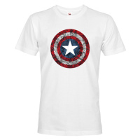 Pánské tričko s potiskem Kapitán Amerika - tričko pro fanoušky Marvel