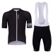 HOLOKOLO Cyklistický krátký dres a krátké kalhoty - CONTENT ELITE - černá