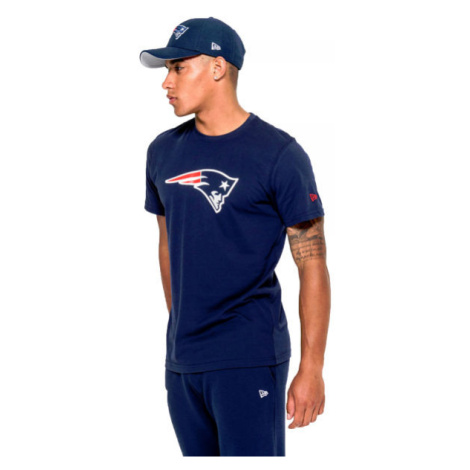 New Era NFL TEAM LOGO TEE NEW ENGLAND PATRIOTS Pánské tričko, tmavě modrá, velikost