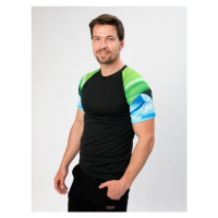 Pánské Funkční CoolMax tričko SHAPES GREEN BLUE