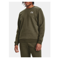 Khaki mikina Under Armour UA Essential Fleece Crew