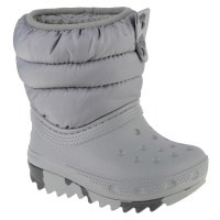 Crocs Classic Neo Puff Boot Toddler Šedá