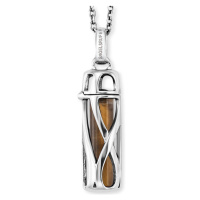 Engelsrufer Designový náhrdelník s přívěskem a tygřím okem