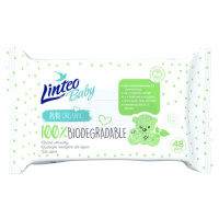 Linteo Baby 100% Biodegradable dětské jemné vlhčené ubrousky 48 ks