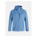 Mikina peak performance m light zip hood modrá