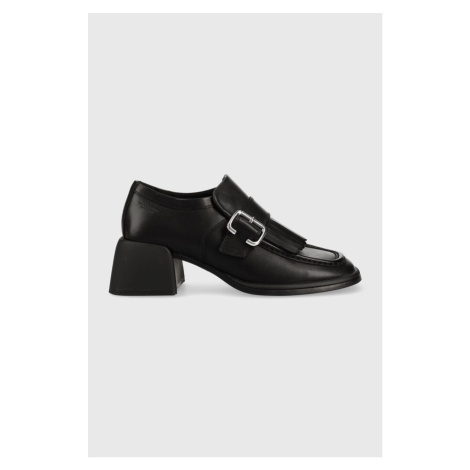 Kožené lodičky Vagabond Shoemakers ANSIE dámské, černá barva, na podpatku, 5545.201.20