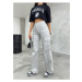 12128 Dewberry High Waist Wide Leg Cargo Pocket Trousers-TAŞ