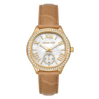 Hodinky Michael Kors béžová barva, MK4819