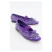 LuviShoes Babes Purple Women's Flats