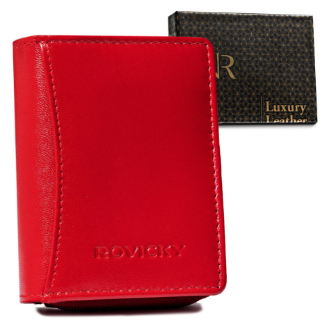 Dámská kompaktní kožená peněženka Rovicky