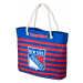 Taška Forever Collectibles Nautical Stripe Tote Bag NHL New York Rangers
