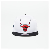 New Era Chicago Bulls White Crown Patch 9Fifty Snapback Cap Optic White/ Black