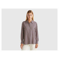 Benetton, Flowy Patterned Shirt