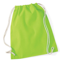 Westford Mill Bavlněný vak na záda WM110 Lime Green