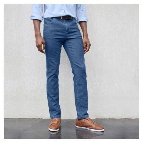 Blancheporte Extra pohodlné džíny s pružným pasem, vnitřní délka nohavic 82 cm denim