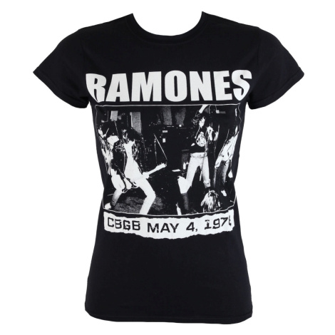 Tričko metal dámské Ramones - CBGBS 1978 - ROCK OFF - RATS22LB