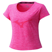 Dámské tričko Mizuno Core RB Graphic Tee růžové, M