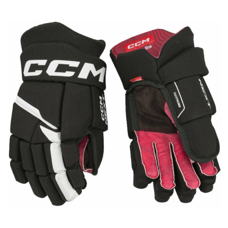 CCM Next 23 8'' Black/White Hokejové rukavice