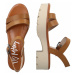 MTNG Páskové sandály 'CURIE' karamelová