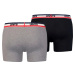 ČERNO-ŠEDÁ SADA BOXEREK LEVI'S BOXER 2 PAIRS BRIEFS Černá