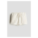 H & M - Bavlněné šortky - béžová