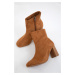 Soho Tan Suede Women's Boots & Bootie 19749