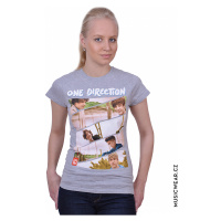One Direction tričko, Band Sliced Grey, dámské