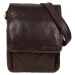 Sendi Design Pánská kožená taška přes rameno Tobi hnědá