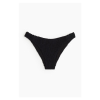 H & M - Smocked bikini bottoms - černá