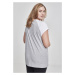 Tričko Urban Classics Ladies Contrast Raglan Tee - grey/white