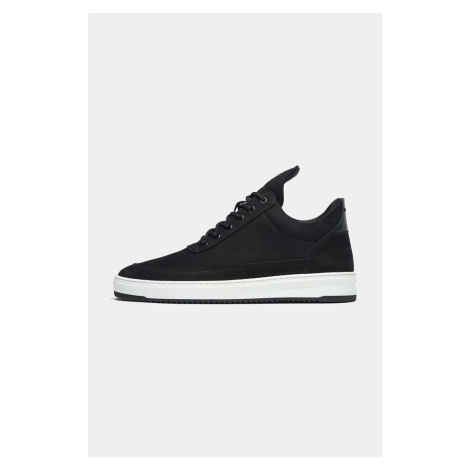 Semišové sneakers boty Filling Pieces Low Top Base černá barva, 10120591861