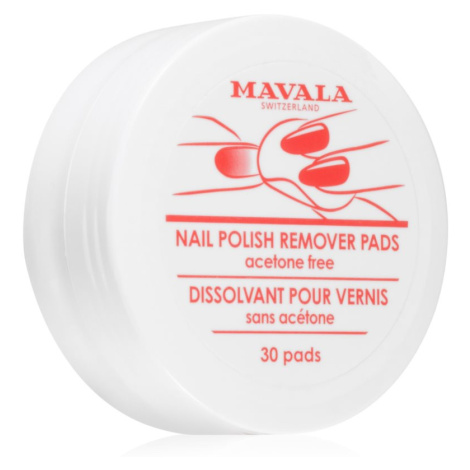 Mavala Nail Polish Remover Pads tampony bez acetonu 30 ks