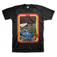 Stranger Things tričko, Retro Poster Black, pánské