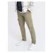 Ombre Men's STRAIGHT LEG cargo pants with triangle pocket pin - olive