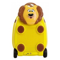 Dětský kufr na dálkové ovládání s mikrofonem (Lvíček-žlutý), PD Toys 3708, 46 x 33,5 x 30,5cm
