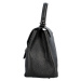 Luxusní dámská kožená kabelka do ruky Lúthien, černá