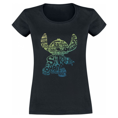 Lilo & Stitch Stitch Dámské tričko černá
