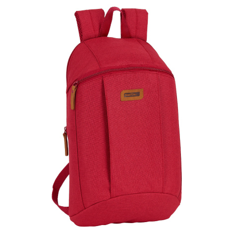 SAFTA Basic úzký batoh - tmavě růžový (malinový) / 8L