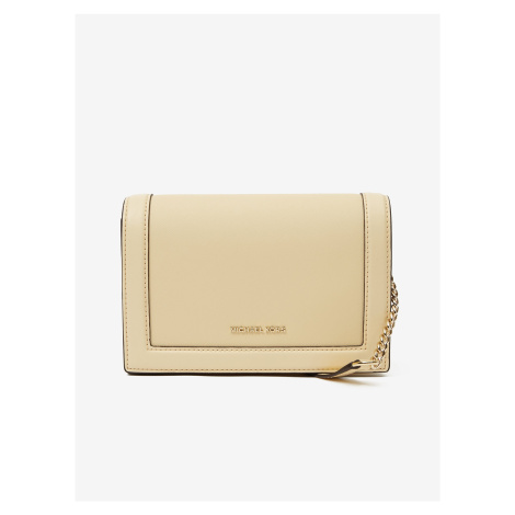 Světle žlutá kožená crossbody kabelka Michael Kors - Dámské