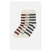 Trendyol Multicolored Striped Textured 3-Pack Ankle Socks