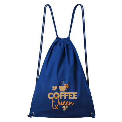 DOBRÝ TRIKO Bavlněný batoh Coffee queen Barva: Královsky modrá