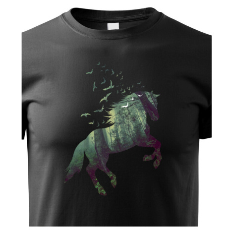Dětské  tričko - Potisk koně BezvaTriko