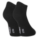 3PACK ponožky Styx nízké bambusové černé (3HBN960)