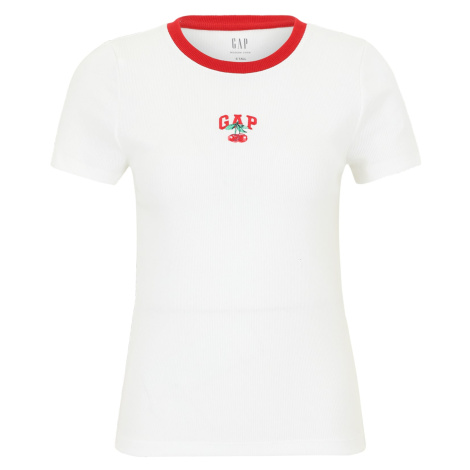 Gap Tall Tričko červená / bílá